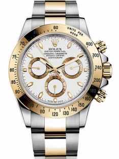 superclone rolex daytona 40mm white dial 116523-2